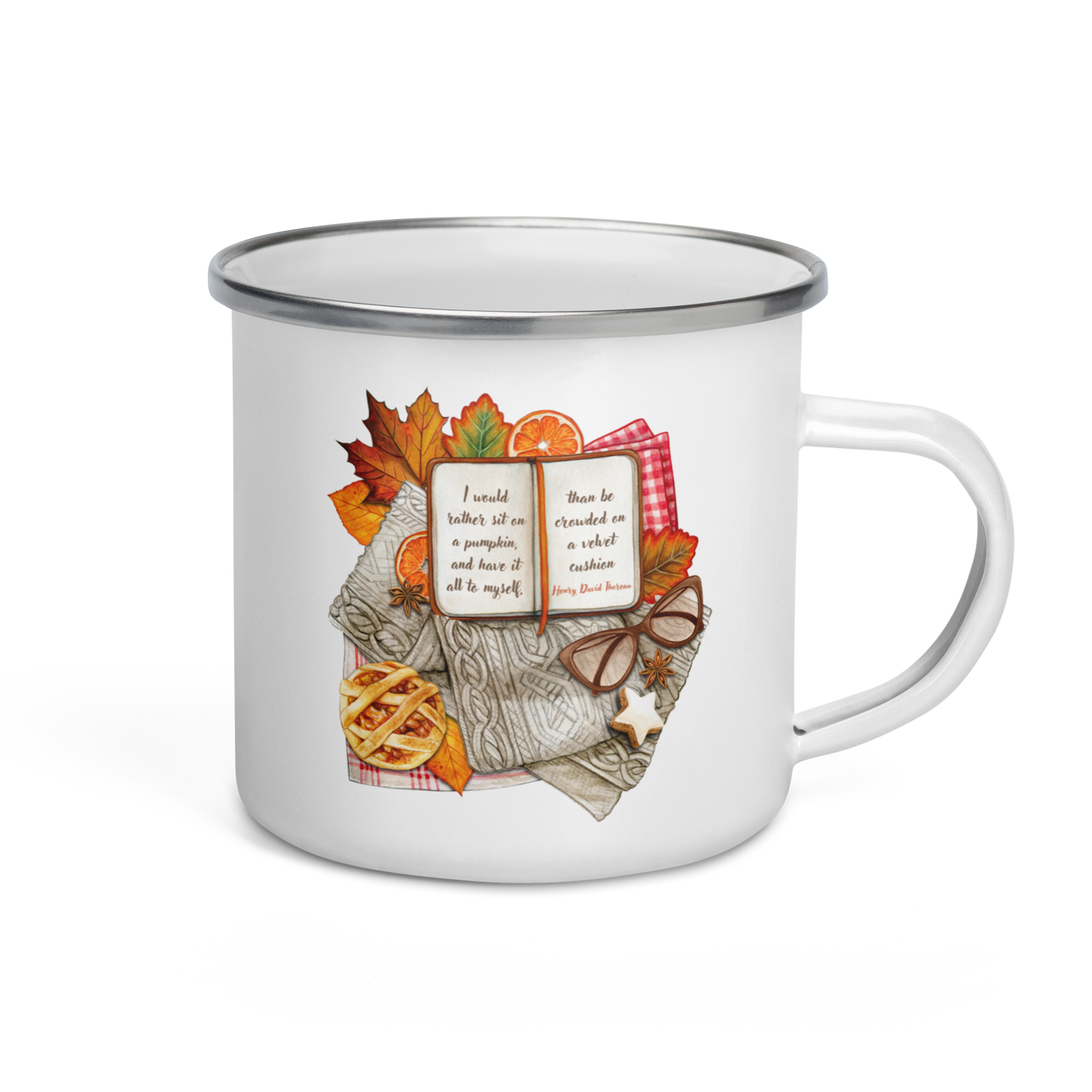 Fall Enamel Camp Mug