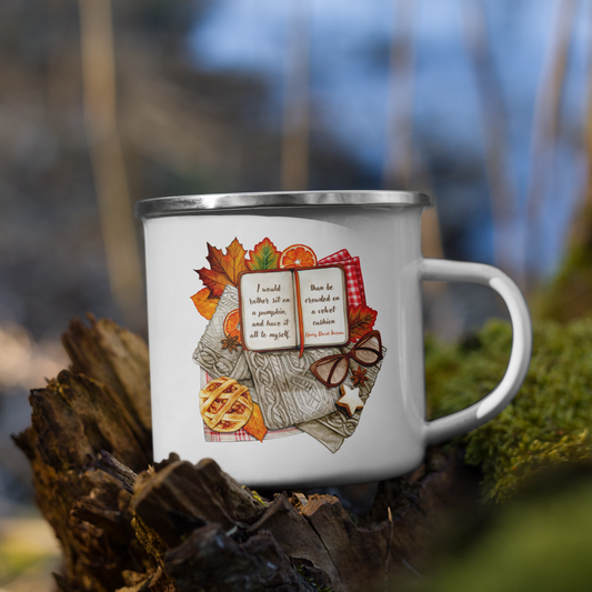 Fall Enamel Camp Mug