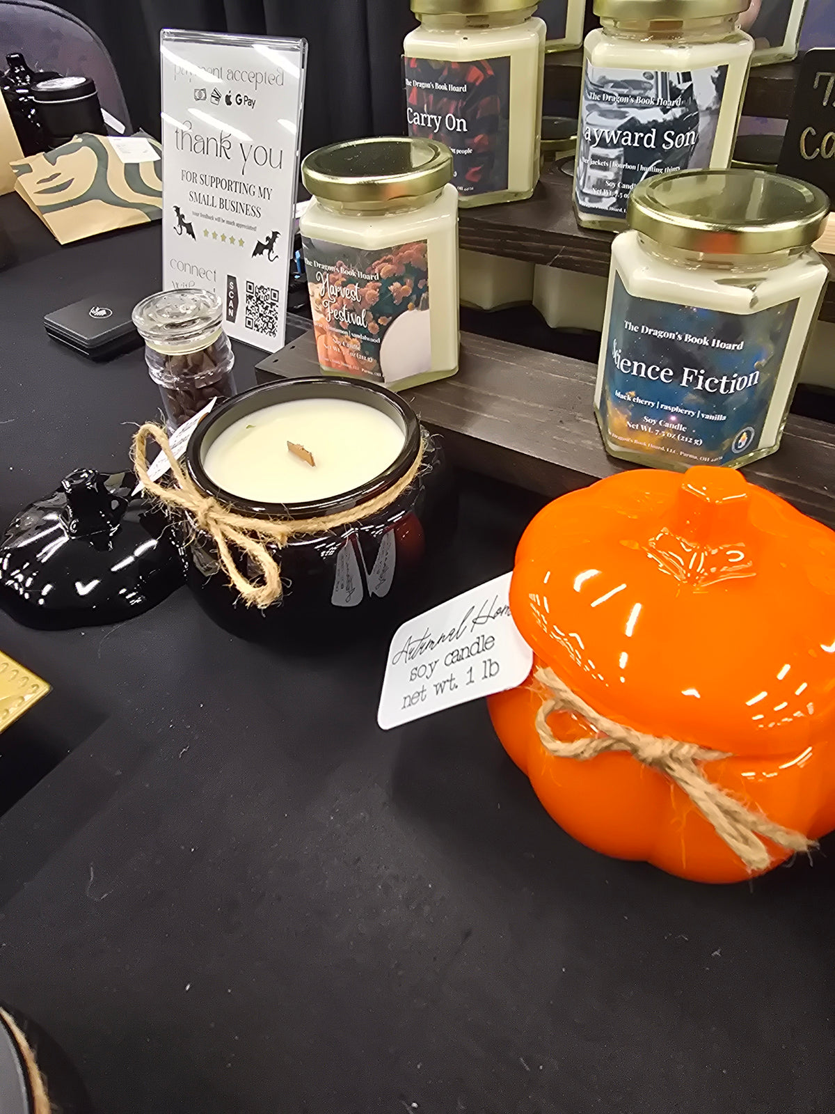 Pumpkin Candles