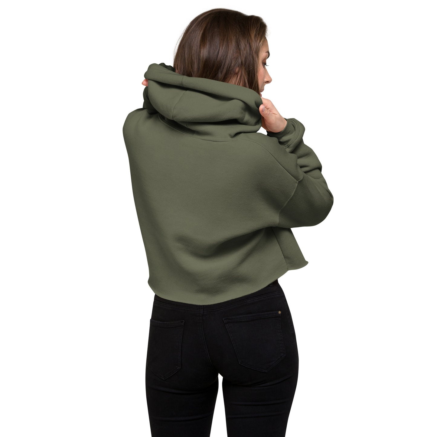 Introverts Book Club Crop Hoodie