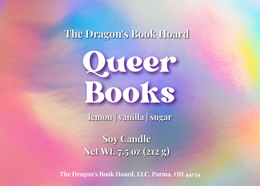 Queer Books - 7.5oz Candle - Lambda Literary Charity