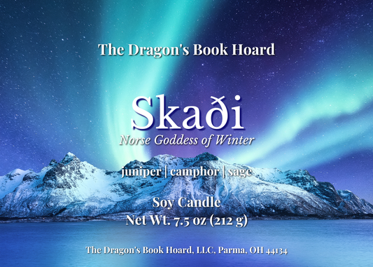 Skaði - Norse Goddess of Winter - 7.5 Candle