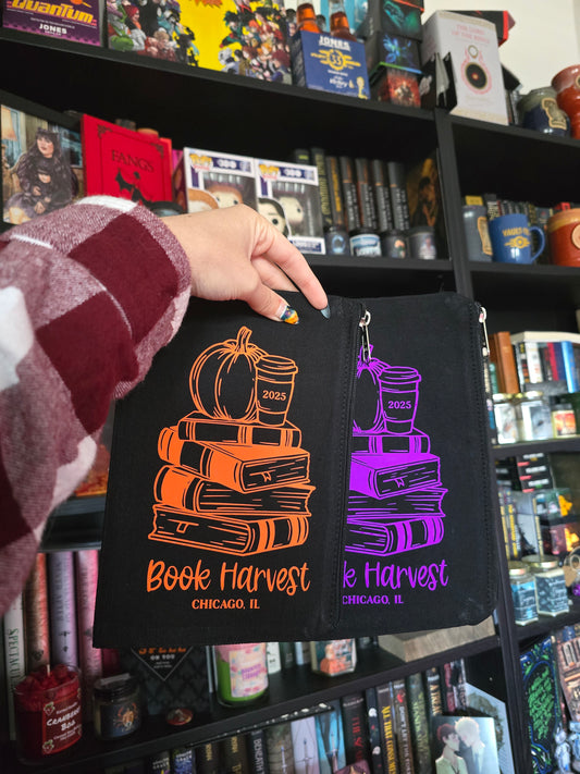 Book Harvest - Zipper Pouch Bag (Large)